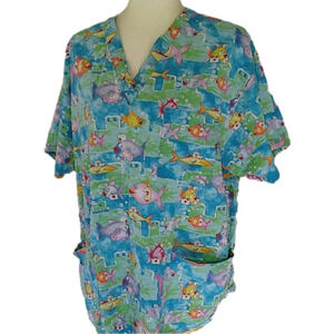 Peaches Nurse Scrub Cute Fish ER theme